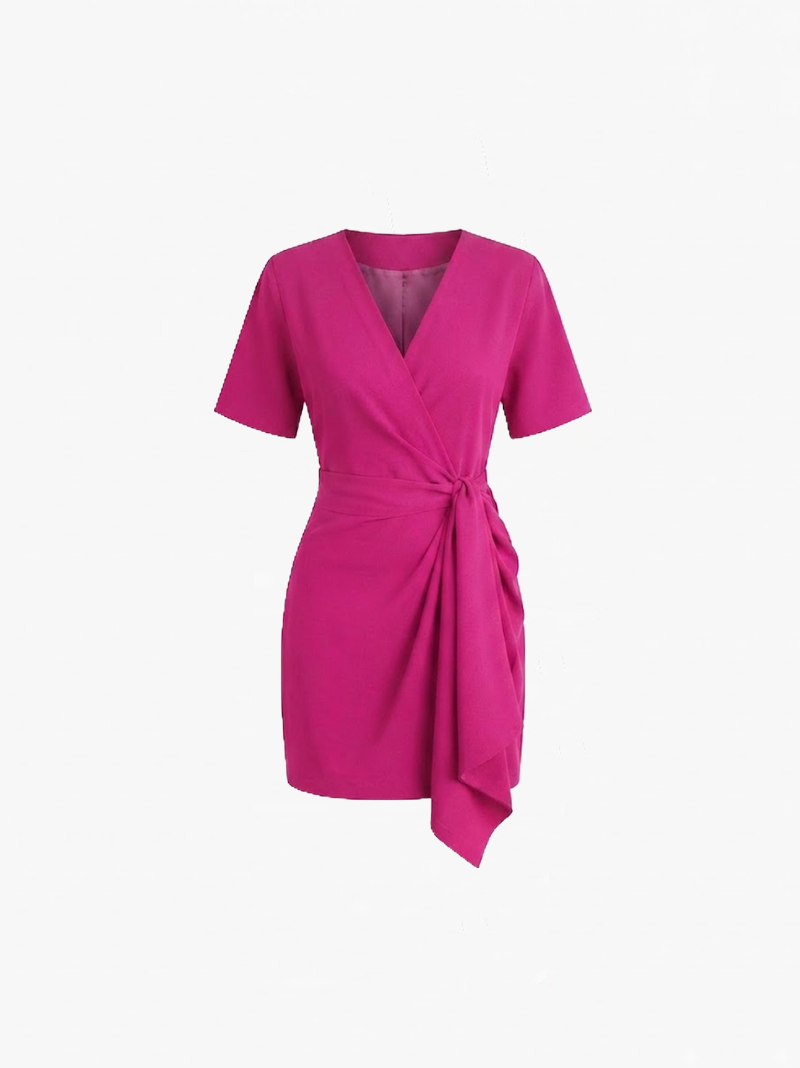 Aletta Mini Dress-Core Pink - Image 2