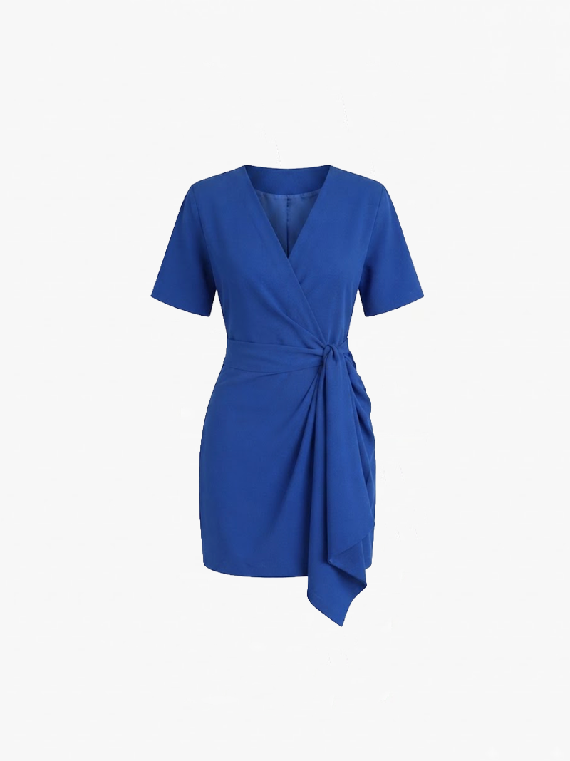 Aletta Mini Dress-Core Blue