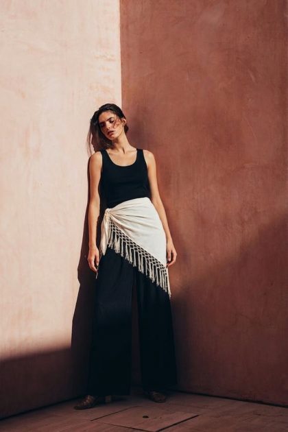 Wrap Around-Ivory Fringe