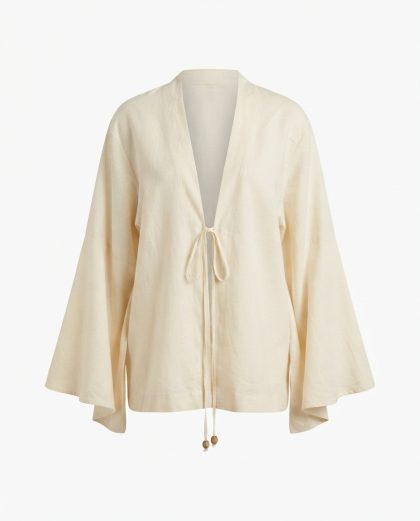 Paige Kimono Top-Ivory