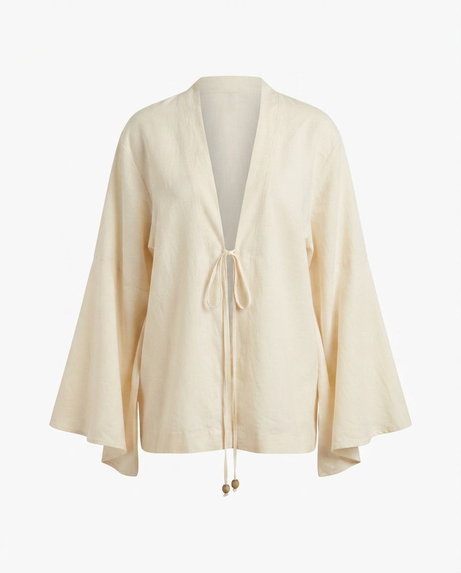 Paige Kimono Top-Ivory