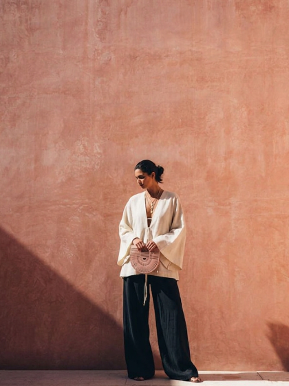 Paige Kimono Top-Ivory