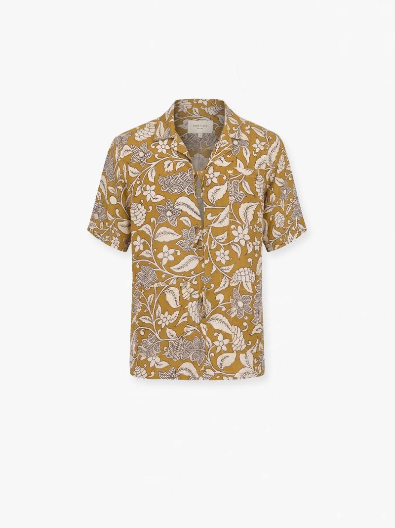 The Marcel Tie Front Shirt Print