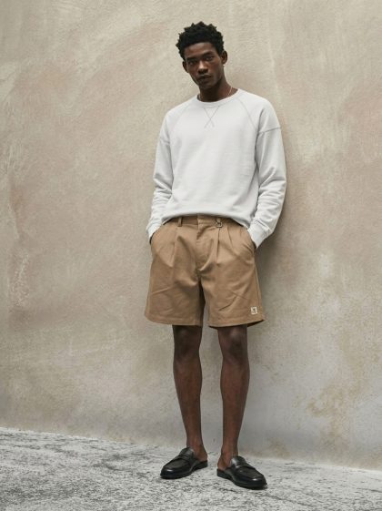 Double Pleated Work Short