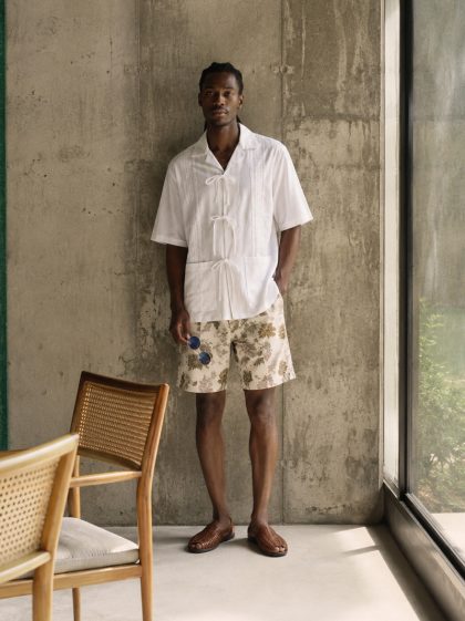 The Marcel Tie Front Shirt