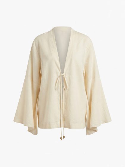 Paige Kimono Top-Ivory