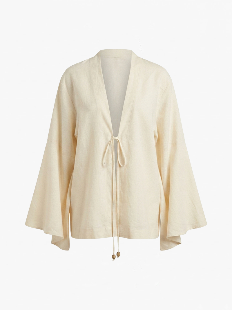 Paige Kimono Top-Ivory