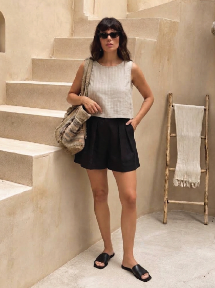 Beige-Marley Top