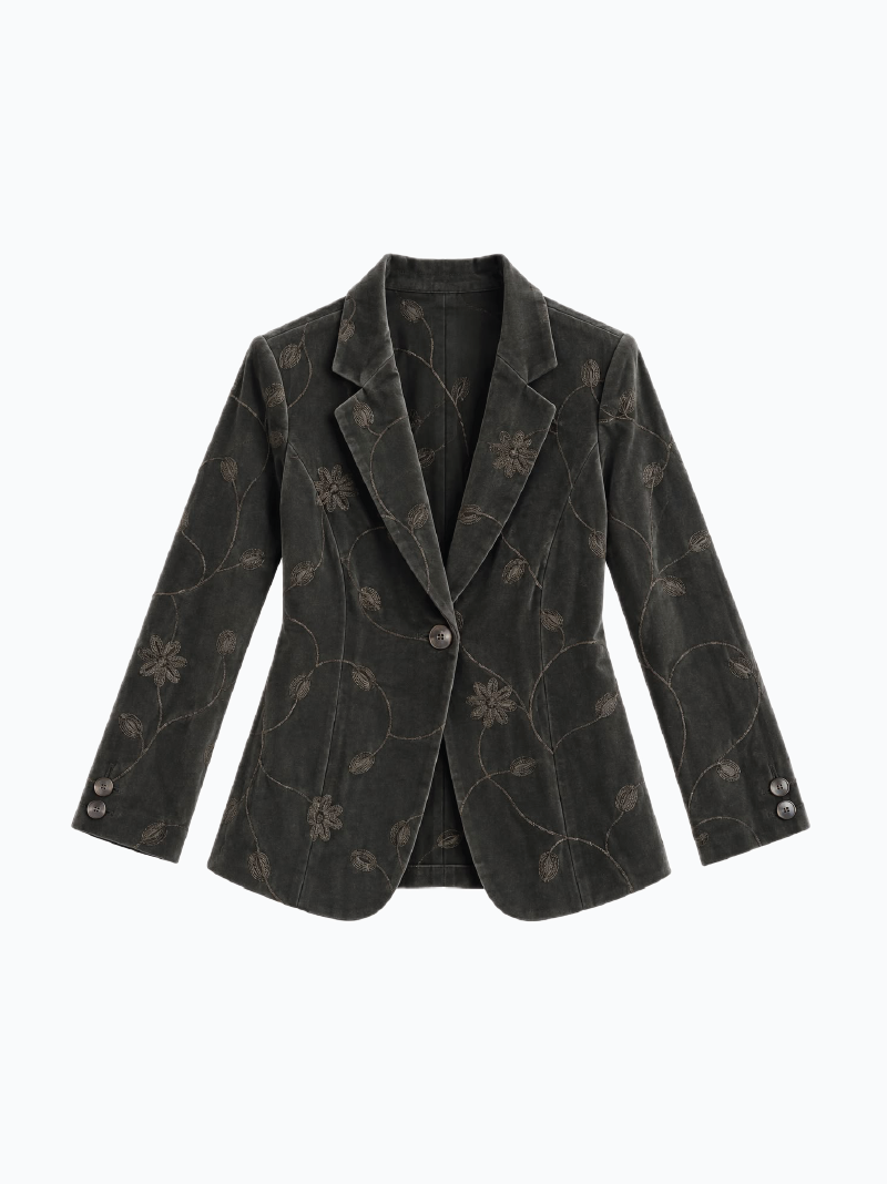 Eva Blazer – Floral Print