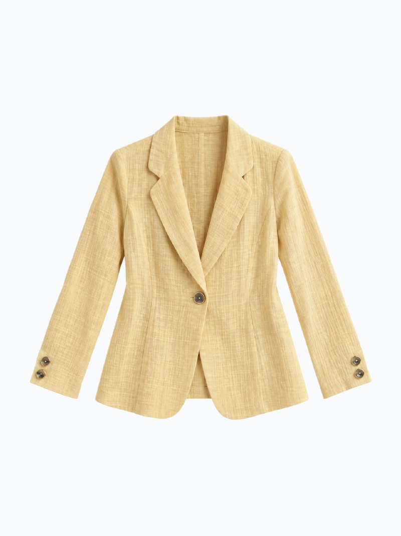 Eva Blazer – Mustard Yellow