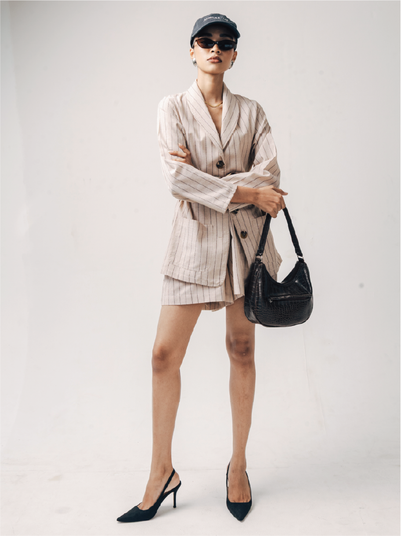 Pinstripe-Fate Shorts