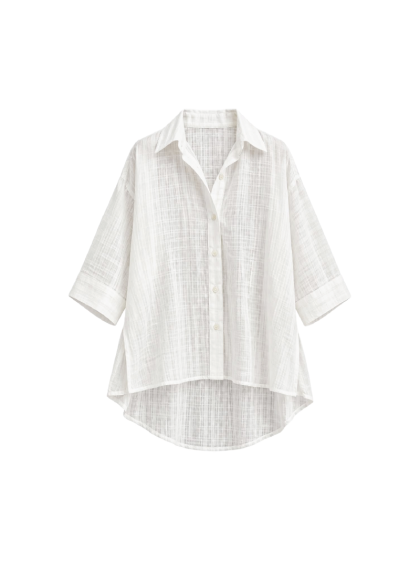 Dana Shirt – White Check
