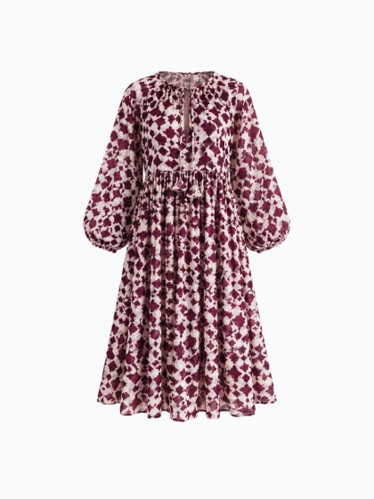 Sita Dress-Burgundy